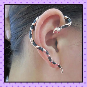 Bijoux d'oreille, faux piercing d'oreille, bijoux fantaisie, faux piercing hélix cartilage, ear cuff, accessoires femmes, motif serpent